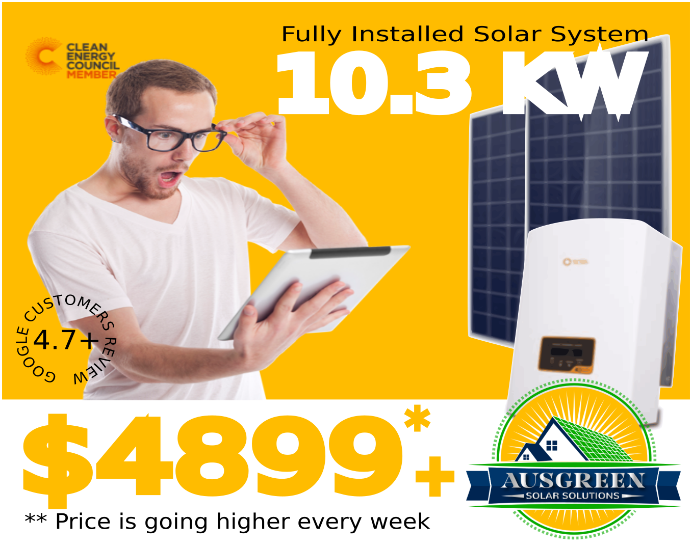 10.3 KW Solar 10.3 KW Solar Offer For Canberra