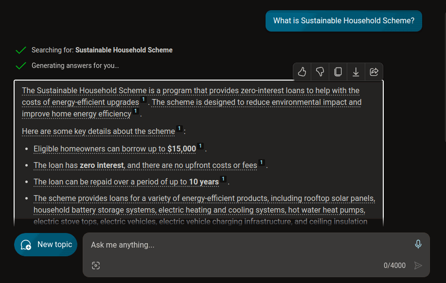 What ChatGPT Says About Sustainable Household Scheme